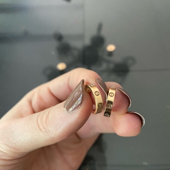 Cartier Jewelry Cartier Love Earrings Rose Gold Poshmark
